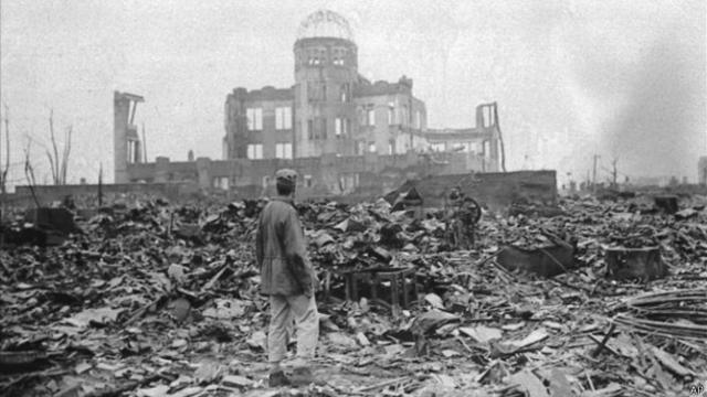 Последствия ядерного взрыва в Хиросиме (8 сентября 1945 г.)