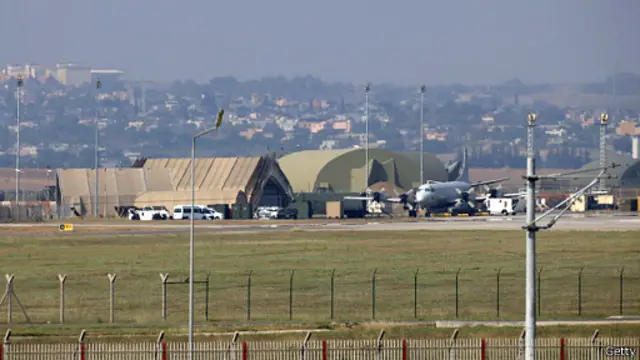 هواپیماهای آمریکایی اجازه استفاده از فرودگاه اینجرلیک برای حمله به سوریه را یافته‌اند