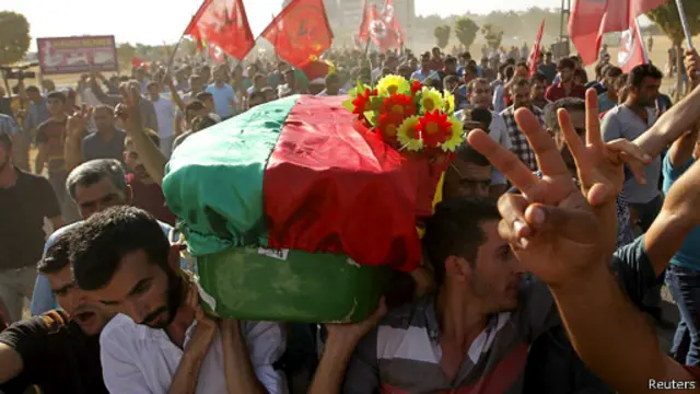 تغییر در موضعگیری دولت ترکیه در پی حمله انتحاری و کشته شدن بیش از سی نفر صورت گرفت.