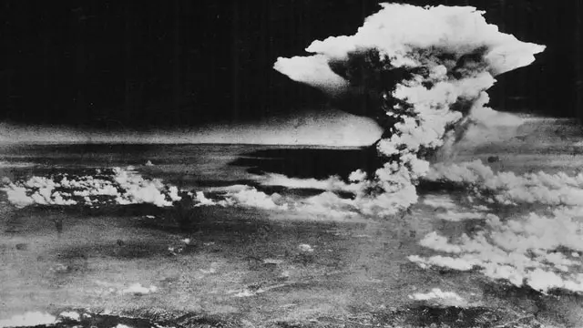 تصویری از انفجار اتمی در هیروشیما