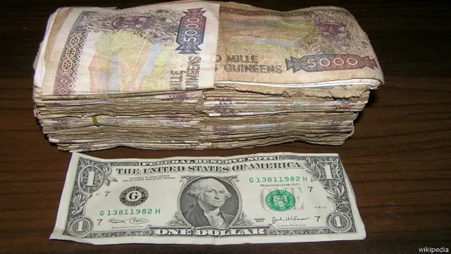 Este billete equivale a US$ 1,36.