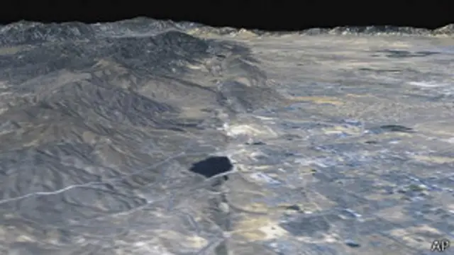 La falla de San Andrés desde el espacio.