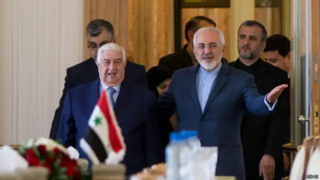 عکس از خبرگزاری مهر - آقای معلم در سفرش به تهران از جمله با وزیر خارجه ایران دیدار کرد