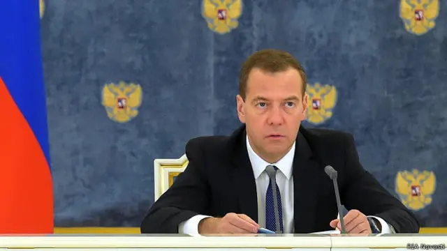 Baş nazir Medvedev hökümətin iclasında çıxış edib