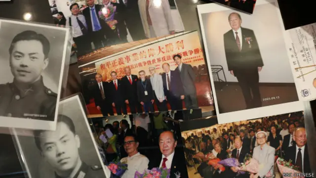 李福基年輕時的戎裝照。