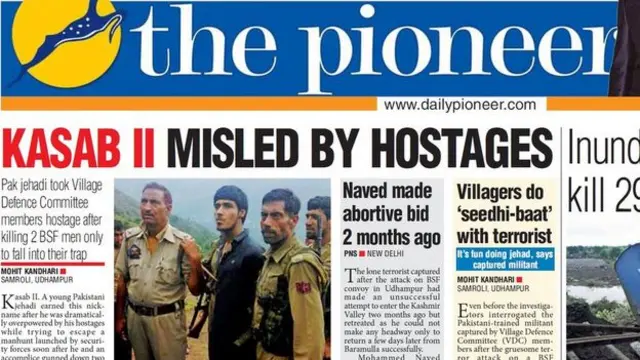 اودھم پور میں بدھ کے واقعہ کے بعد موبائل فون سے بنائی گئی ایک ویڈیو ٹی وی چینلوں پر دکھائی جا رہی ہے جس میں ایک نوجوان کو یہ کہتے ہوئے دیکھا جا سکتا ہے کہ وہ فیصل آباد کا رہنے والا ہے اور اپنے ساتھی کے ساتھ لائن آف کنٹرول پار کر بھارت میں داخل ہوا تھا