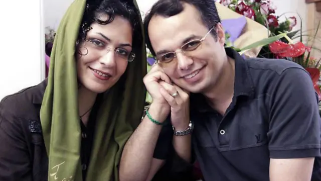 امین احمدیان و بهاره هدایت