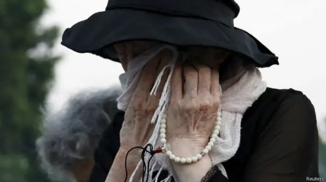 На памятной церемонии в Хиросиме