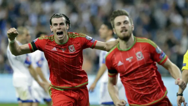 Aaron Ramsey dan Gareth Bale 