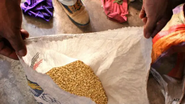 Reparto de alimentos en Guatemala por la canicula. Foto: cortesía Acción contra el Hambre.