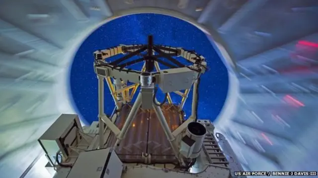 Telescópio da Nasa no Havaí (Foto: Força Aérea dos EUA / Bennie J Davis III