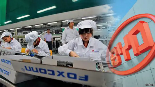 富士康在中国的雇员超过1百万