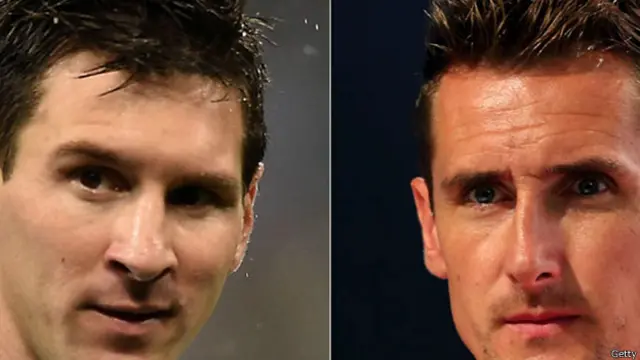 Ліонель Мессі та Мірослав Клозе 