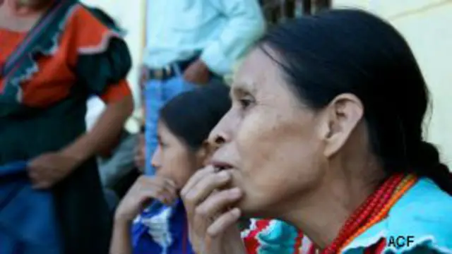 Mujer en el corredor seco de Guatemala. Foto: cortesía Acción contra el Hambre.
