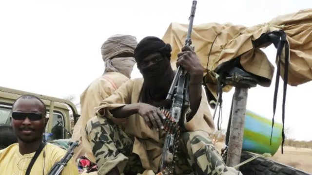 Al-Qaïda au Maghreb islamique est l'un des groupes rebelles actifs dans le nord et le centre du Mali.