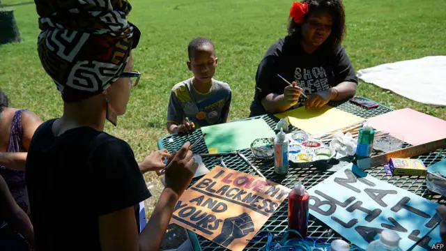 अमरीका में नस्लवाद के ख़िलाफ़ अभियान