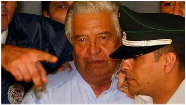 Le général Manuel Contreras (en civil).