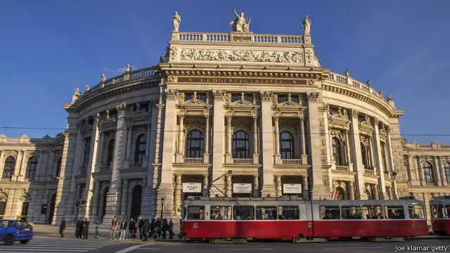 Pemandangan kota Wina.