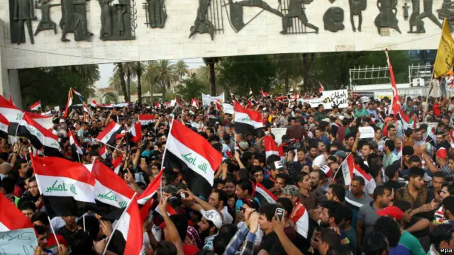 جاءت خطة الاصلاحات استجابة لمظاهرات الاحتجاج الواسعة التي عمت المدن العراقية