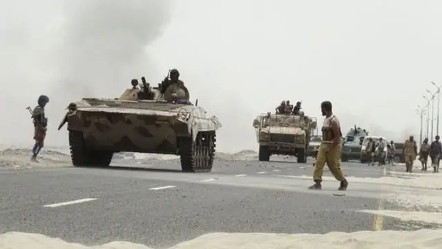 د عدن ښار له نيولو وروسته، منصور هادي ډلې تېره اوونۍ له حوثي ياغيانو د العند هوايي اډه نيولې وه