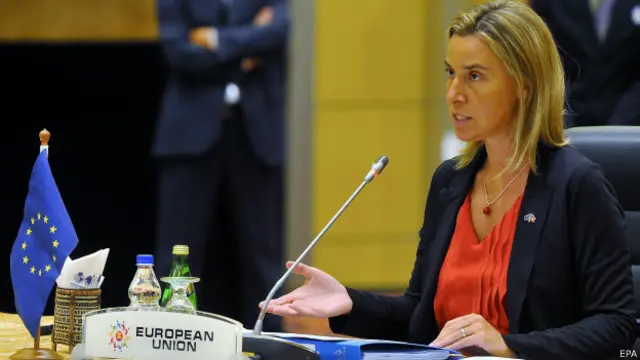 欧盟外交事务主管莫盖里尼在其声明中也使用了“如果证实的话”这样地字眼。