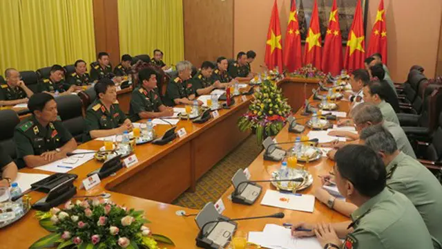 Việt Nam đã đang tiến hành nhiều cuộc 'đối thoại quốc phòng' với Trung Quốc thời gian gần đây.