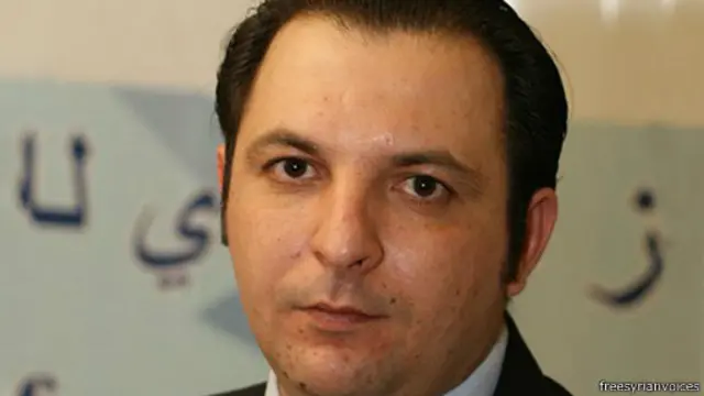 مازن درویش مدیر مرکز آزادی بیان و رسانه‌ها در سوریه بود