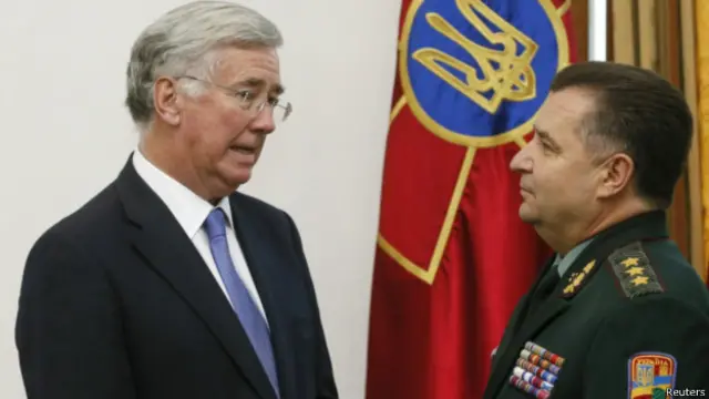 Майкл Фэллон и Степан Полторак