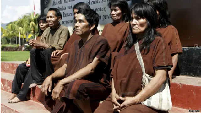Varias de las personas esclavizadas durante años por Sendero Luminoso en la selva.