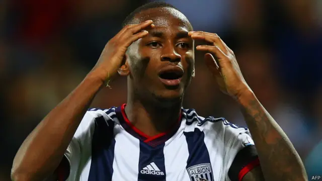 Saido Berahino es la principal pieza de ataque del West Bromwich, pero se espera que el delantero sea vendido a otro club.