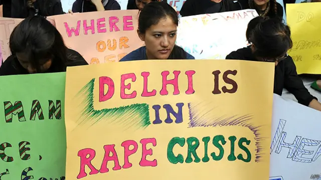 Protestas contra las violaciones en India