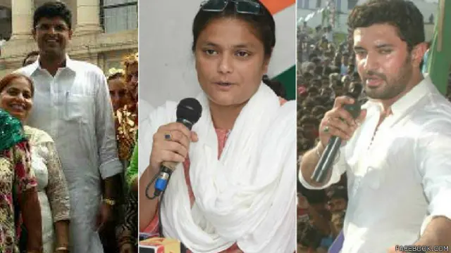 सुष्मिता देव, चिराग पासवान, दुष्यंत चौटाला