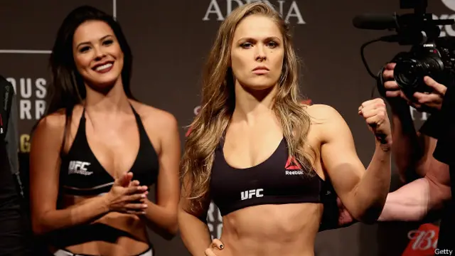 Además de ser la campeona indiscutible de UFC, Rousey tuvo un pasado exitoso como judoca y es actriz y modelo.