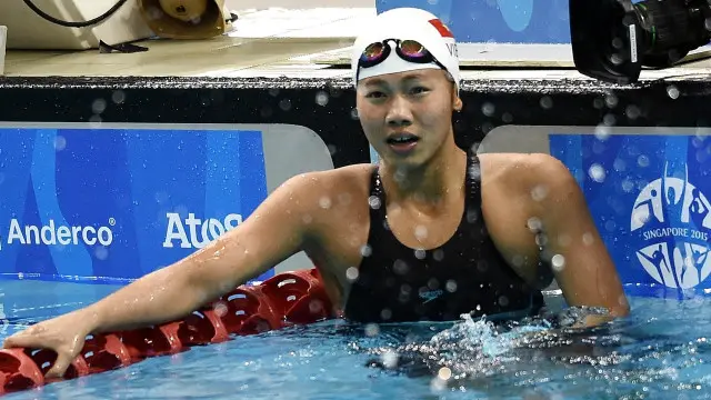 Ánh Viên có ngày thi đấu thứ ba liên tiếp tại Rio 2016 (hình từ một cuộc thi tại Moscow hồi 2015)