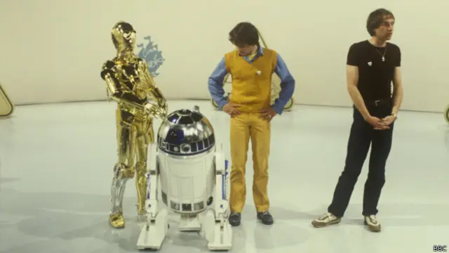 Персонажи из фильма "Звездные войны" - гости телепередачи