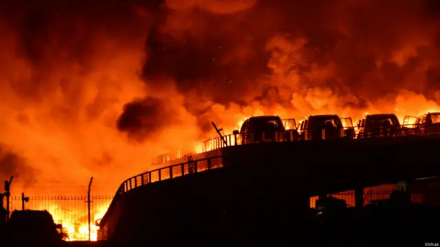 天津港国际物流中心区域瑞海物流公司的危险品仓库爆炸