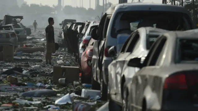 天津濱海新區大爆炸已導致數百人死傷。