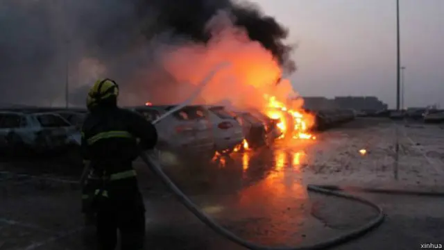 天津濱海新區發生大爆炸