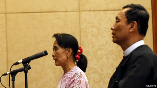 Bà Suu Kyi và ông Shwe Mann
