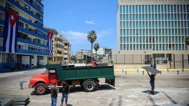 En la Habana ultiman los preparativos para la ceremonia formal de la reapertura de la embajada de EE.UU en la Habana, que lleva funcionando desde el pasado 20 de julio.