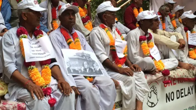 ओआरओपी के लिए विरोध प्रदर्शन