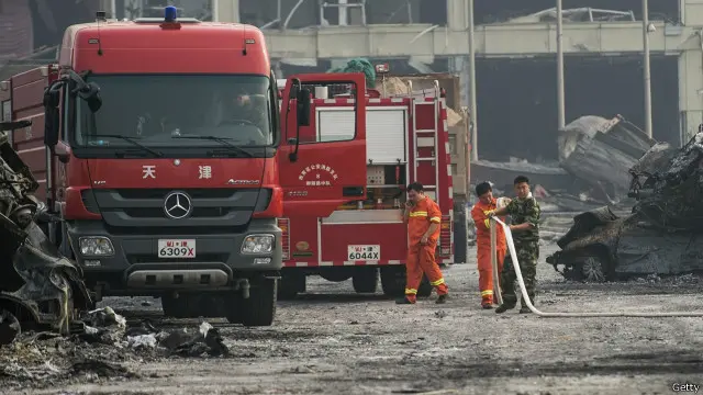pemadam kebakaran tianjin