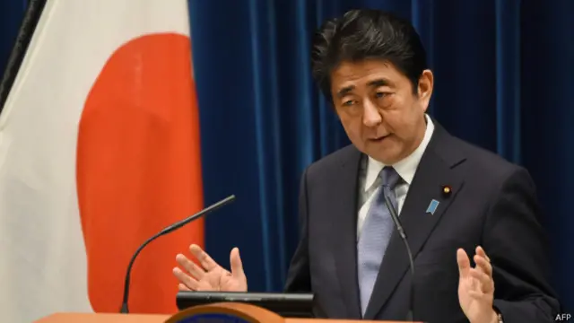 安倍晉三就日本二戰投降70週年發表講話,並表示對戰爭「深切反省和衷心慰問」。