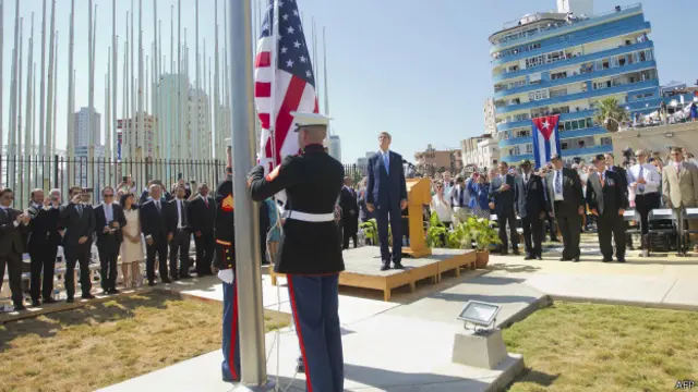 Прапор США в Гавані