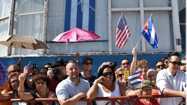Publik Kuba sambut pembukaan kembali kedutaan AS di Havana.