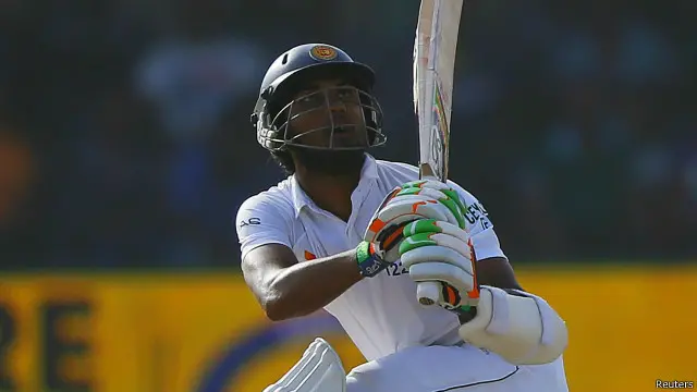 چندیمل 162 رنز بنا کر ناٹ آوٹ رہے