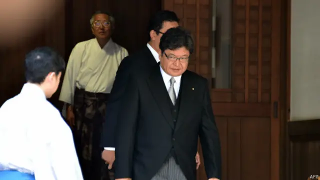 日本政要參拜靖國神社