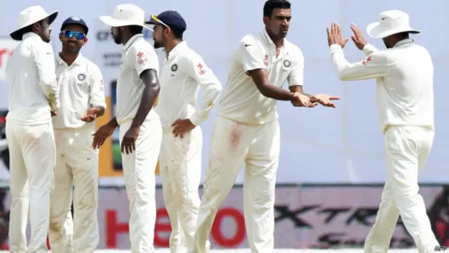 भारतीय टीम गॉल में