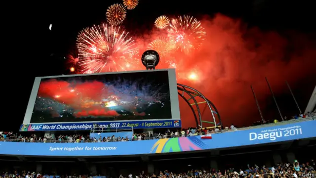 大邱田徑世錦賽閉幕式