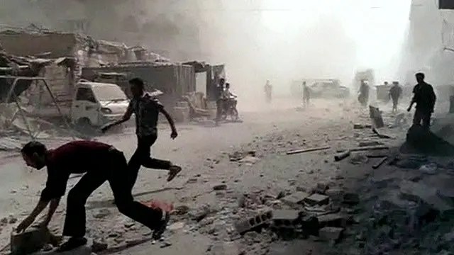 له دې بريد وروسته يوه ويډيو خپره شوې چې يو بازار په کې ښکاري چې ټول ويجاړ شوی دی